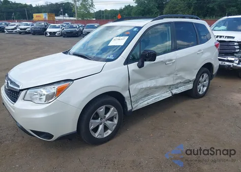 2015 Subaru Forester 2.5I Premium из США, поврежденный, VIN JF2SJADC3FH803610